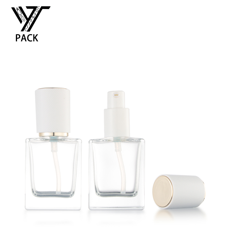 Glass Cosmetic Foundation Bottle